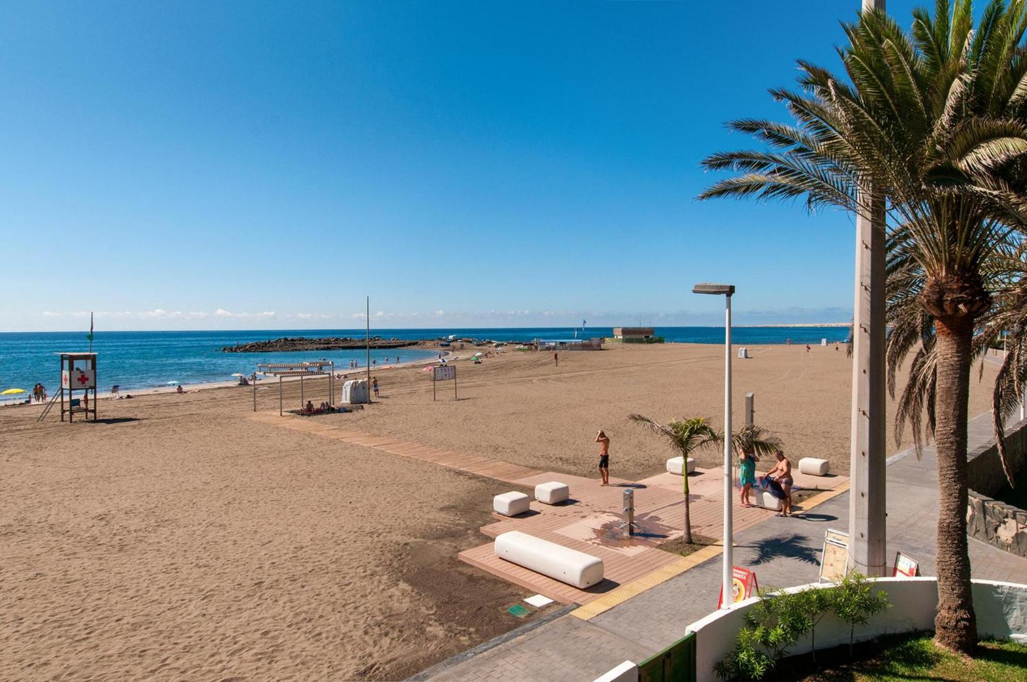 Beachfront Apartment Las Burras Mra 02 San Agustín Εξωτερικό φωτογραφία