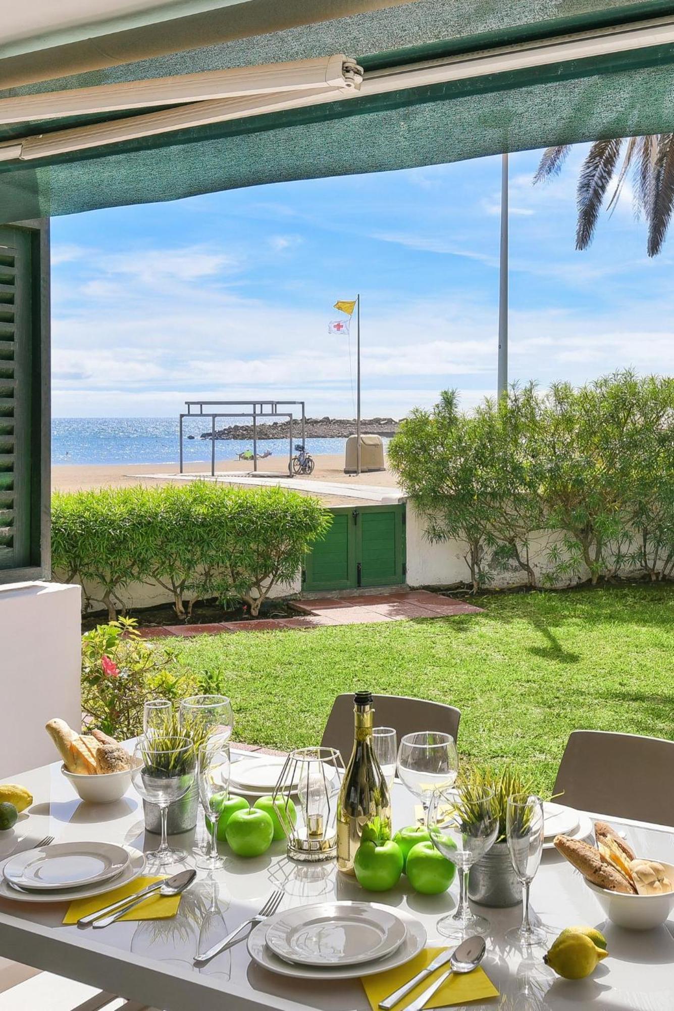 Beachfront Apartment Las Burras Mra 02 San Agustín Εξωτερικό φωτογραφία
