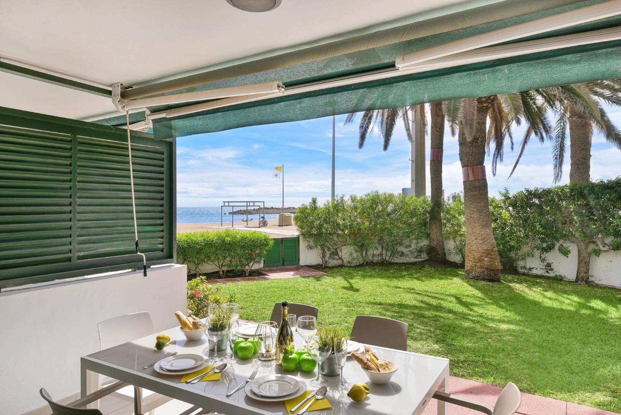 Beachfront Apartment Las Burras Mra 02 San Agustín Εξωτερικό φωτογραφία